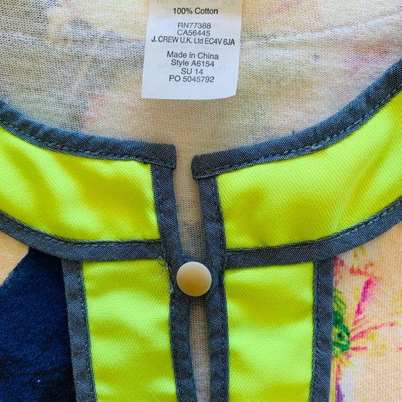 Jcrew girls size 10 - 100% cotton w/pockets - great colors and very fun dress! - Picture 2 of 4